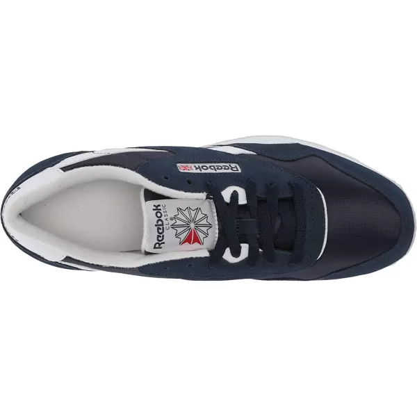 imageReebok Mens Classic Nylon SneakerCollegiate NavyWhiteRed