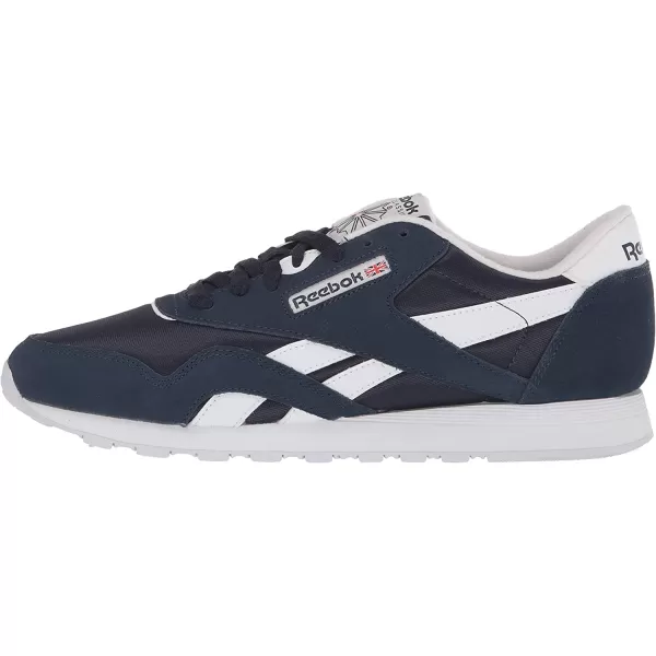 imageReebok Mens Classic Nylon SneakerCollegiate NavyWhiteRed