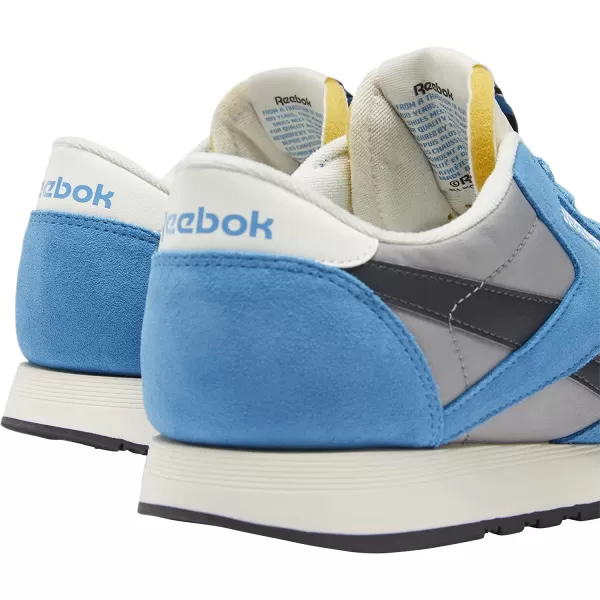 imageReebok Mens Classic Nylon SneakerCyanTinTrue GreyChalk