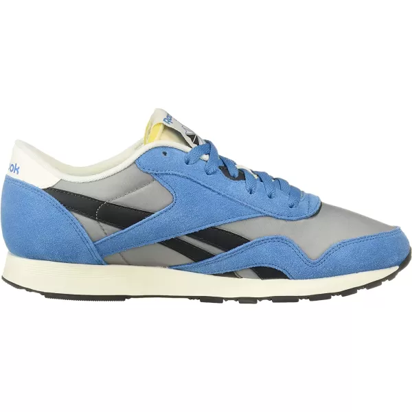 imageReebok Mens Classic Nylon SneakerCyanTinTrue GreyChalk