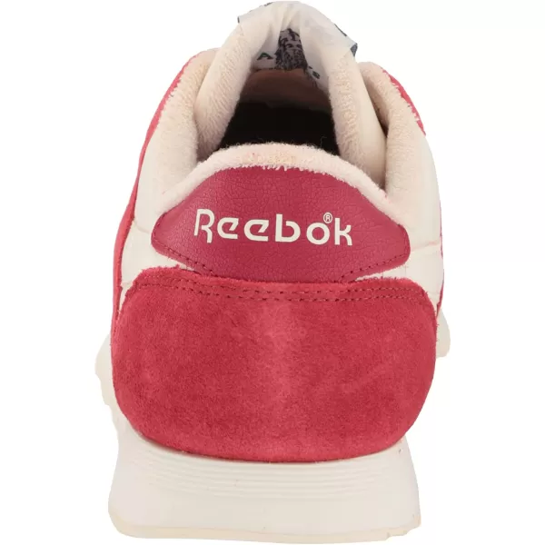 imageReebok Mens Classic Nylon SneakerFlash RedChalkClassic White