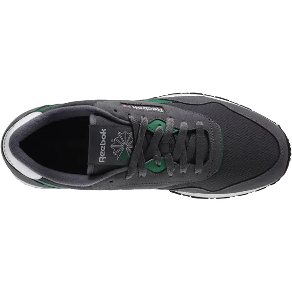 imageReebok Mens Classic Nylon SneakerGrau Grn Wei Schwarz Legierung Aschgrau Basil Grn Wei Schwarz