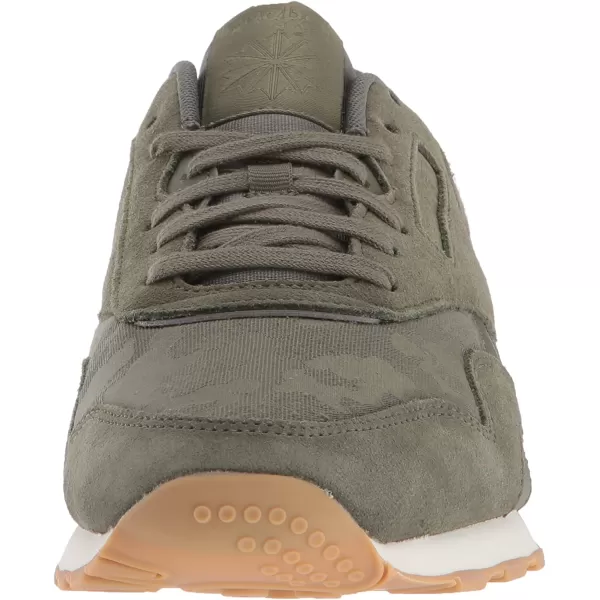 imageReebok Mens Classic Nylon SneakerHunter GreenChalk