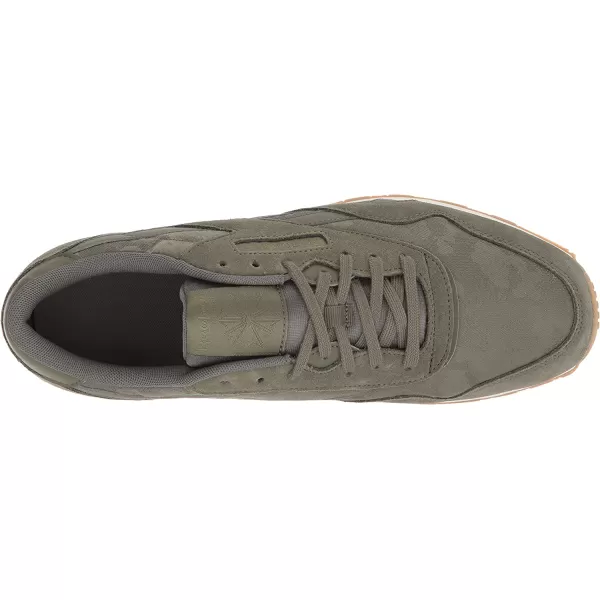 imageReebok Mens Classic Nylon SneakerHunter GreenChalk