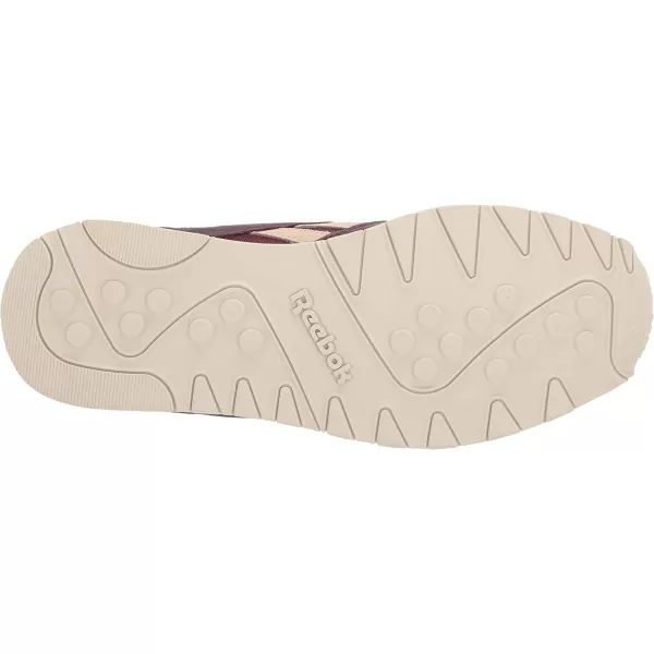 imageReebok Mens Classic Nylon SneakerMaroonPaper WhiteTrue Grey