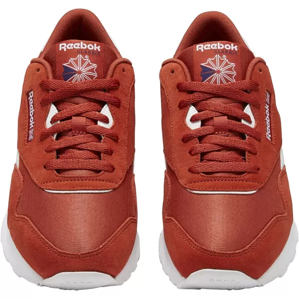 imageReebok Mens Classic Nylon SneakerMason RedWhite