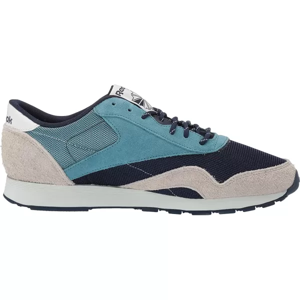 imageReebok Mens Classic Nylon SneakerMineral MistCollegiate NavyLight SandPolar