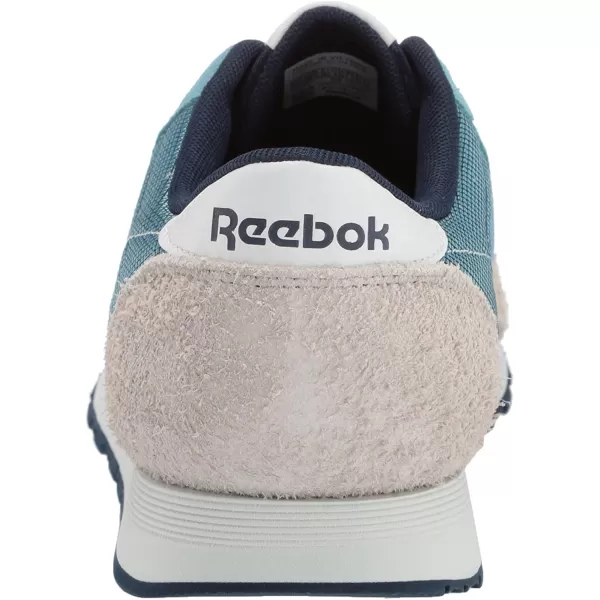 imageReebok Mens Classic Nylon SneakerMineral MistCollegiate NavyLight SandPolar