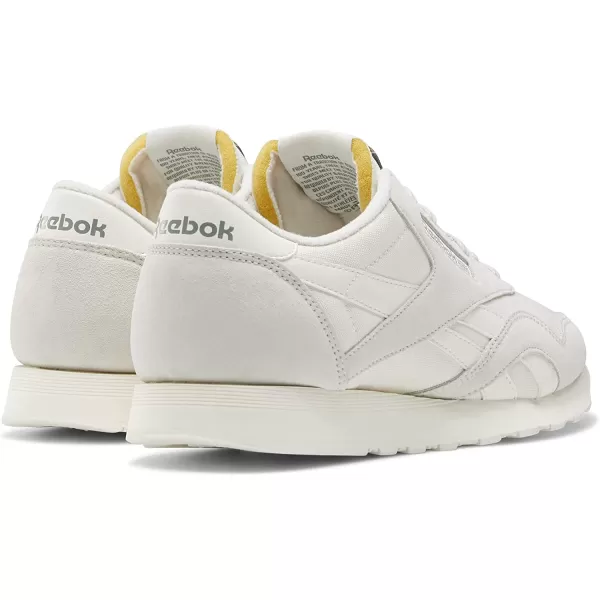 imageReebok Mens Classic Nylon SneakerMorning FogHarmony GreenChalk