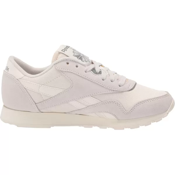 imageReebok Mens Classic Nylon SneakerMorning FogHarmony GreenChalk