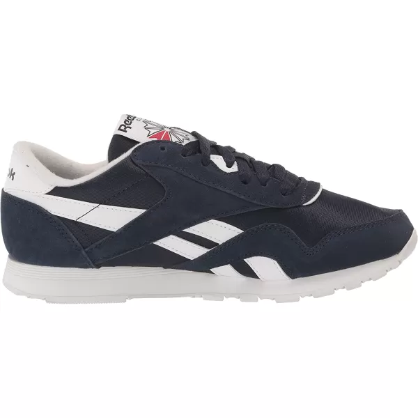 imageReebok Mens Classic Nylon SneakerNavyWhite