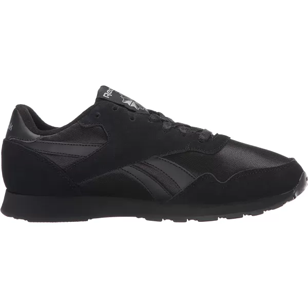 imageReebok Mens Classic Nylon SneakerOrange FlareAcid YellowBlack