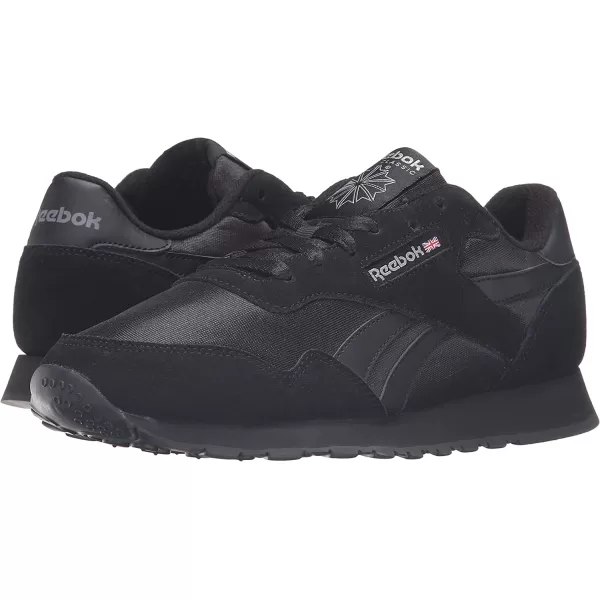 imageReebok Mens Classic Nylon SneakerOrange FlareAcid YellowBlack