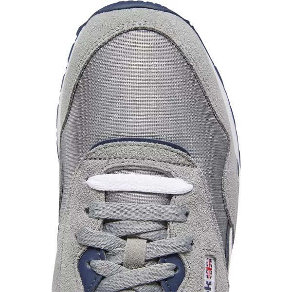 imageReebok Mens Classic Nylon SneakerPlatinumJet Blue