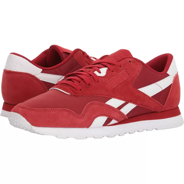 imageReebok Mens Classic Nylon SneakerPower RedWhite