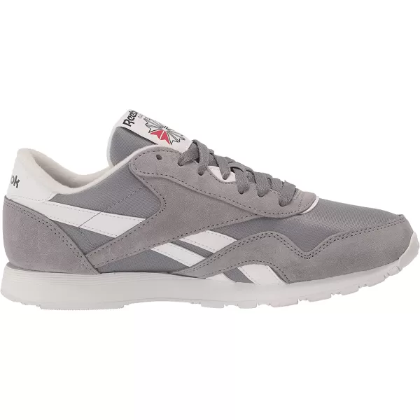 imageReebok Mens Classic Nylon SneakerPure GreyWhite