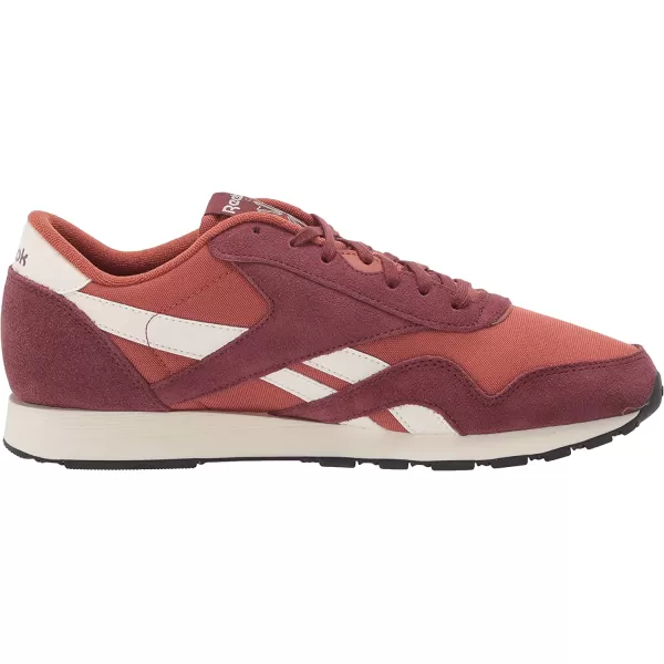 imageReebok Mens Classic Nylon SneakerRich RedBaked EarthChalk