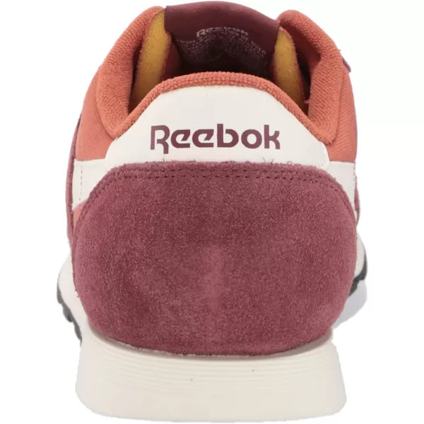 imageReebok Mens Classic Nylon SneakerRich RedBaked EarthChalk