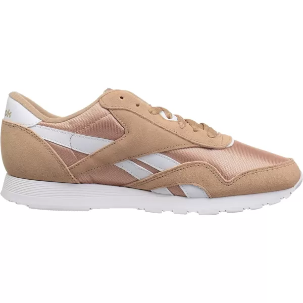 imageReebok Mens Classic Nylon SneakerSfbare BrownWhite