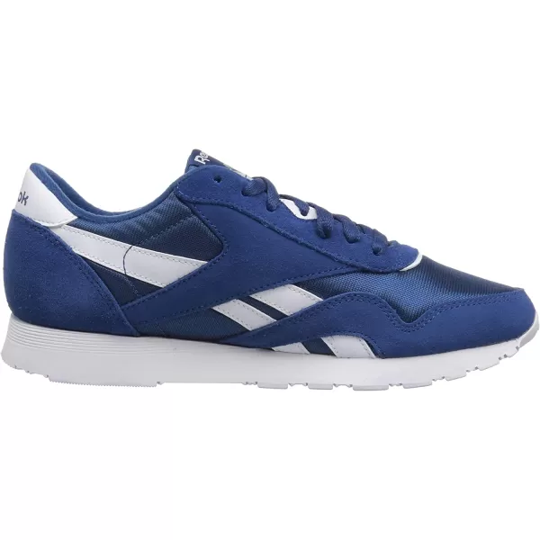 imageReebok Mens Classic Nylon SneakerSfbunker BlueWhite