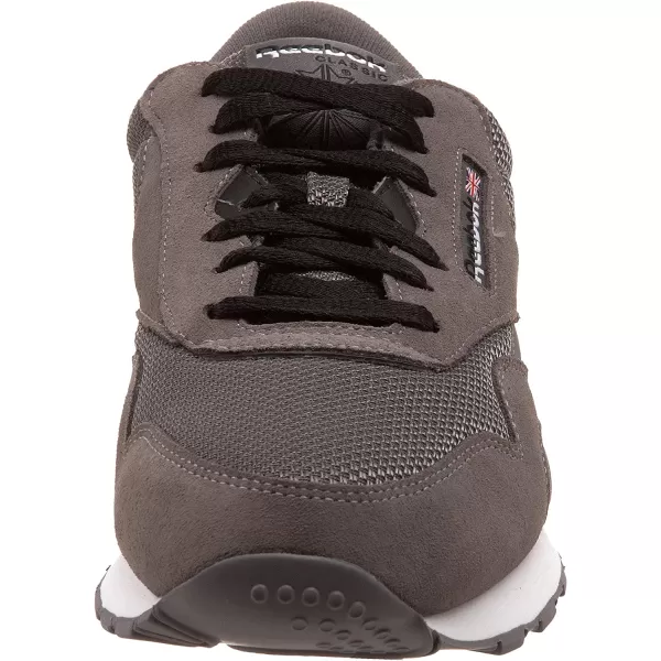 imageReebok Mens Classic Nylon SneakerSlMedium GreyBlackWhite