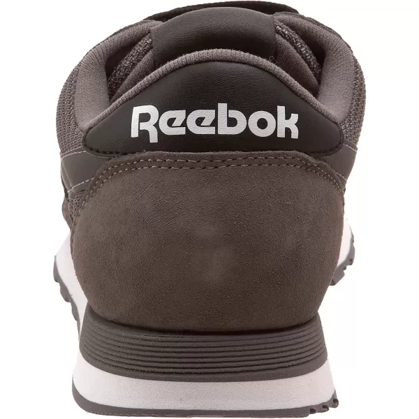 imageReebok Mens Classic Nylon SneakerSlMedium GreyBlackWhite