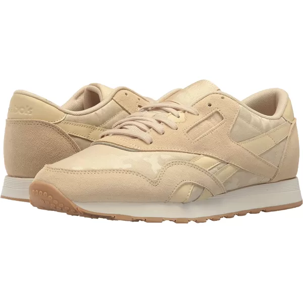 imageReebok Mens Classic Nylon SneakerStrawChalk