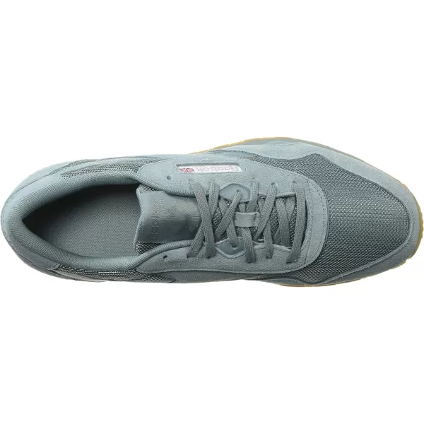 imageReebok Mens Classic Nylon SneakerTeal FogWhiteSkull Grey