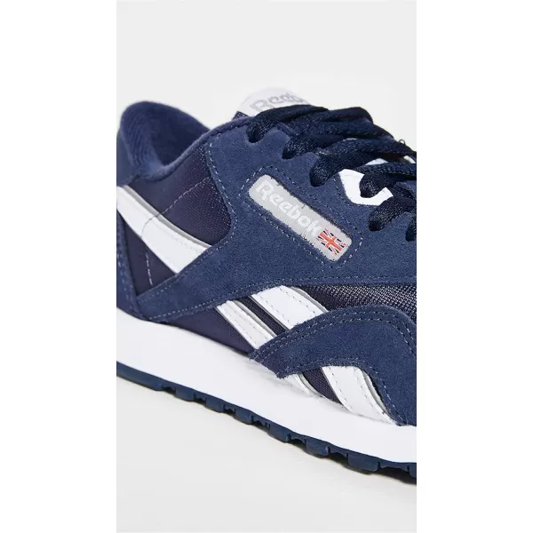 imageReebok Mens Classic Nylon SneakerTeam NavyPlatinum