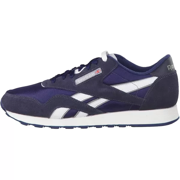 imageReebok Mens Classic Nylon SneakerTeam NavyPlatinum