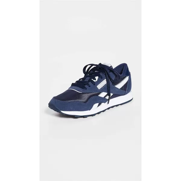 imageReebok Mens Classic Nylon SneakerTeam NavyPlatinum