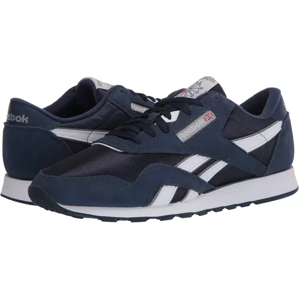 imageReebok Mens Classic Nylon SneakerTeam NavyTeam NavyPlatinum