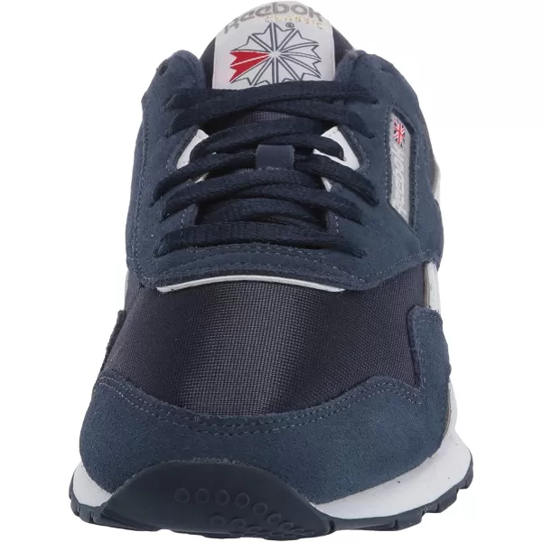 imageReebok Mens Classic Nylon SneakerTeam NavyTeam NavyPlatinum