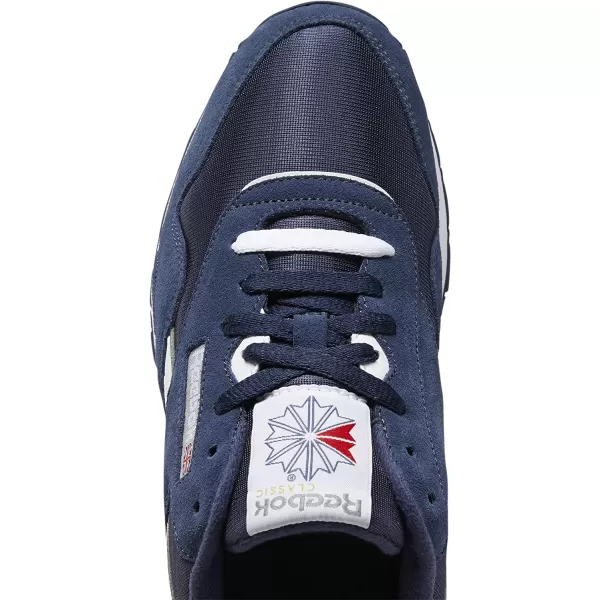 imageReebok Mens Classic Nylon SneakerTeam NavyTeam NavyPlatinum