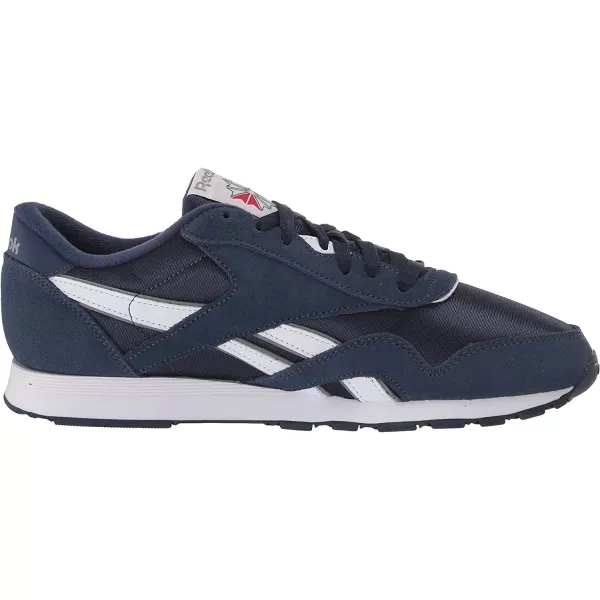 imageReebok Mens Classic Nylon SneakerTeam NavyTeam NavyPlatinum