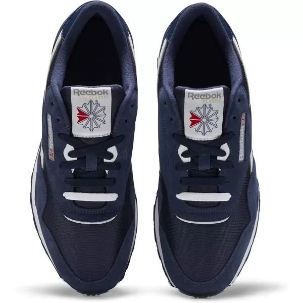 imageReebok Mens Classic Nylon SneakerTeam NavyTeam NavyPlatinum