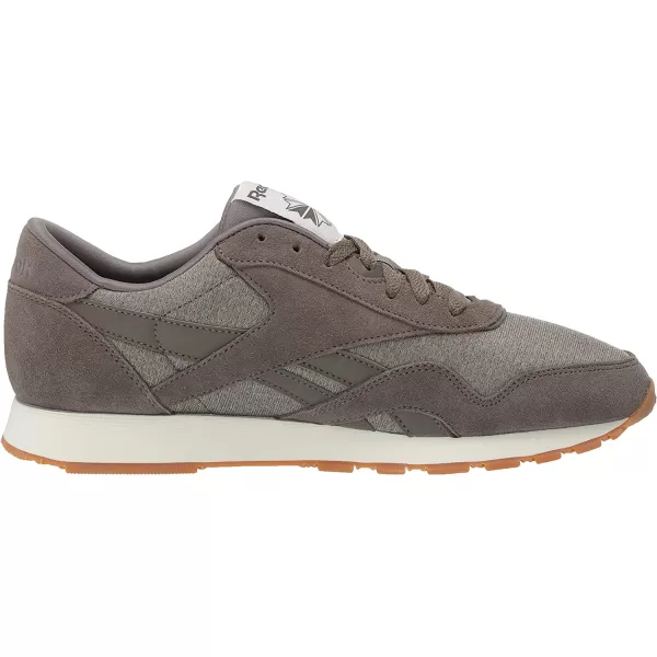 imageReebok Mens Classic Nylon SneakerTerrain GreyChalk