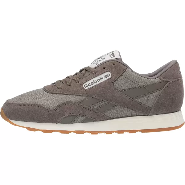 imageReebok Mens Classic Nylon SneakerTerrain GreyChalk