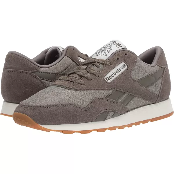 imageReebok Mens Classic Nylon SneakerTerrain GreyChalk