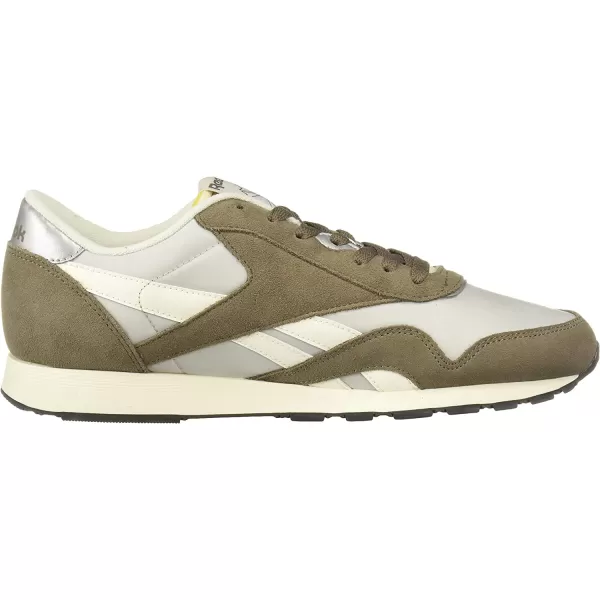 imageReebok Mens Classic Nylon SneakerTrek GreySteelChalk