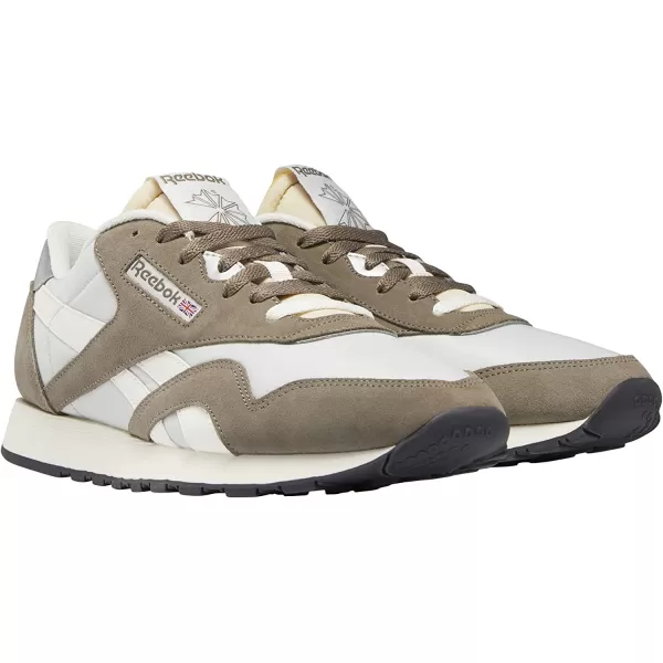 imageReebok Mens Classic Nylon SneakerTrek GreySteelChalk