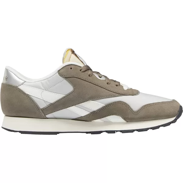 imageReebok Mens Classic Nylon SneakerTrek GreySteelChalk