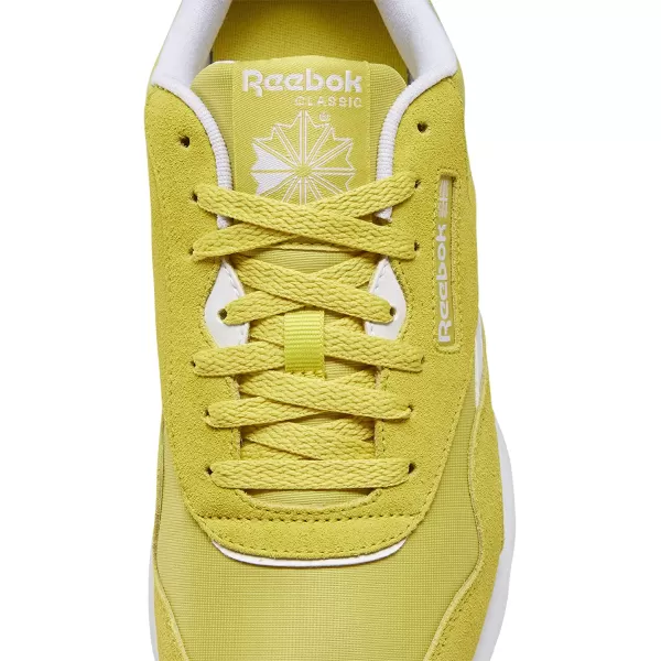 imageReebok Mens Classic Nylon SneakerUtility YellowWhiteWhite