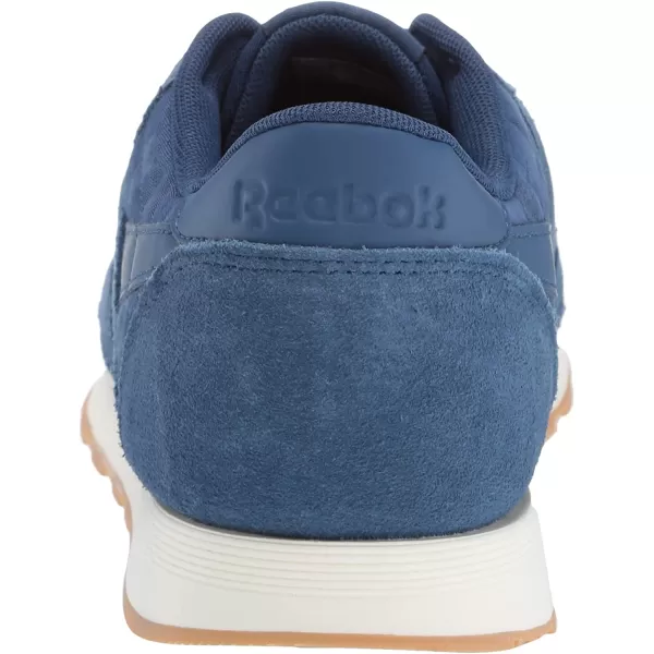 imageReebok Mens Classic Nylon SneakerWashed BlueChalk