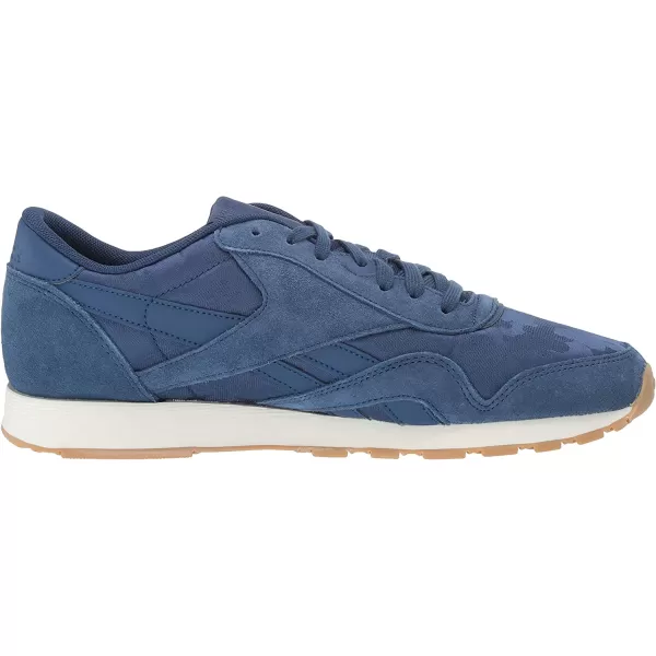 imageReebok Mens Classic Nylon SneakerWashed BlueChalk