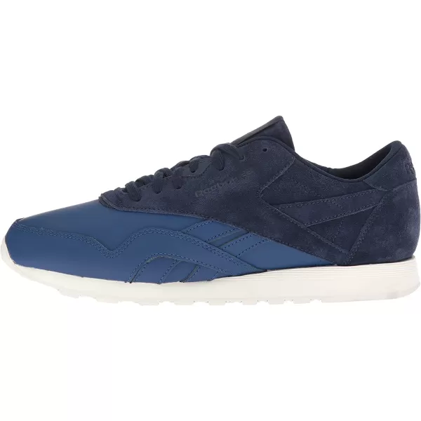 imageReebok Mens Classic Nylon SneakerWashed BlueCollegiate Natural