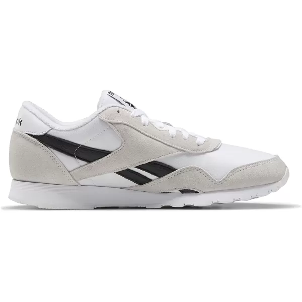 imageReebok Mens Classic Nylon SneakerWhiteBlack