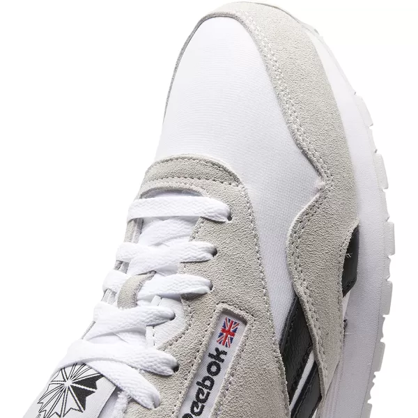 imageReebok Mens Classic Nylon SneakerWhiteBlack