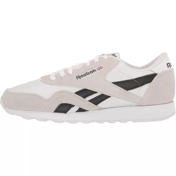 imageReebok Mens Classic Nylon SneakerWhiteBlack