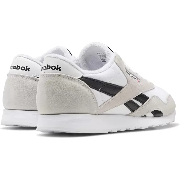 imageReebok Mens Classic Nylon SneakerWhiteBlack